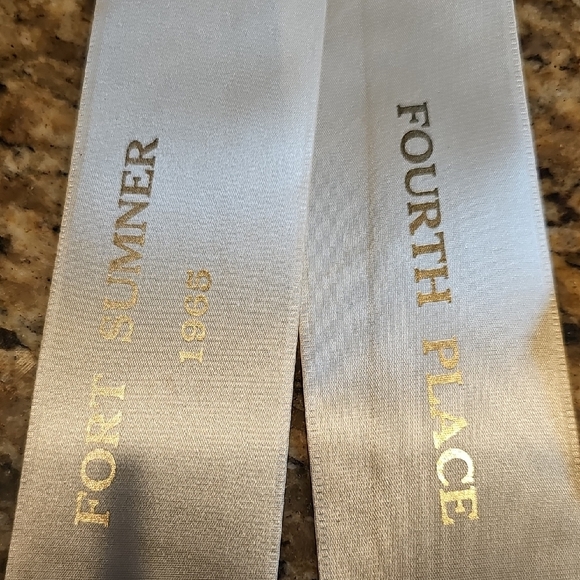 5 Vintage original 1965 1966 Horse Show Rosettes Fort Sumner NM ribbons winners - Picture 9 of 16